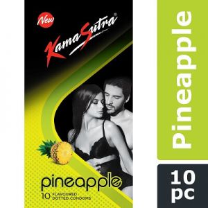 KamaSutra Pineapple Flavored Condoms - 10's Pack
